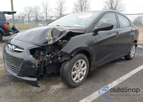 2013 Hyundai Accent Gls from USA, damaged, VIN KMHCT4AE3DU301037